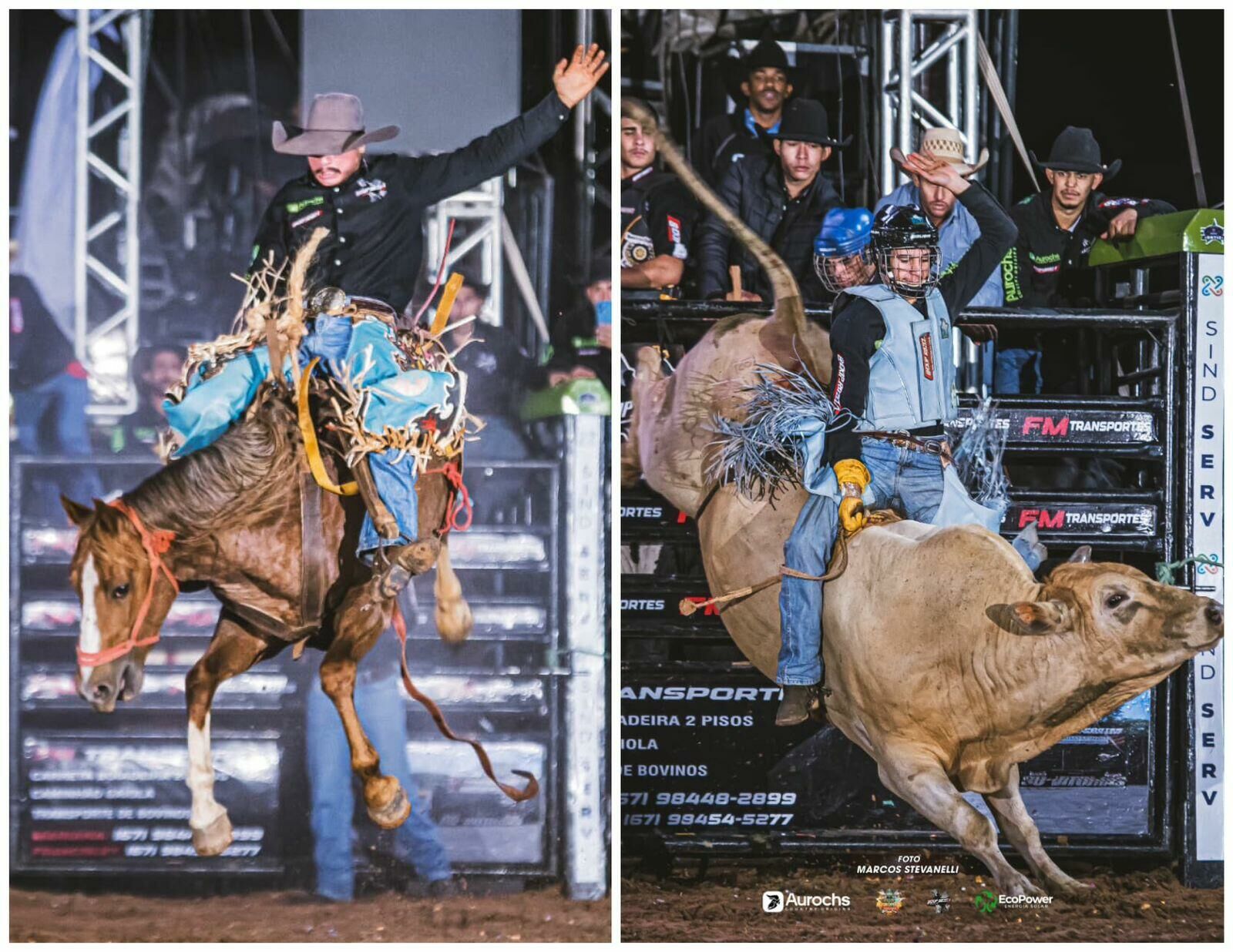 Imagem de compartilhamento para o artigo Ekip Rozeta em Alcinópolis: Lucas Dantas em cavalo e David Silvestre em touro são os destaques da noite de quinta-feira da MS Todo dia